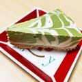 こけしカッパ's cooksnap of when they made 絶品♡抹茶マーブルレアチーズケーキ.