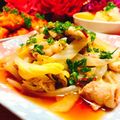 ✽チョコⅠＨ✽'s cooksnap of when they made ☆白菜と豚肉のネギだれ☆フライパン蒸し.