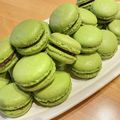 のろりー's cooksnap of when they made 簡単♪抹茶マカロン.
