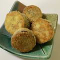 326rei's cooksnap of when they made ひき肉☆茄子のチーズ入り簡単はさみ揚げ.