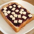 ちぃ★3000GTR's cooksnap of when they made ブルーべりー＆チーズトースト.
