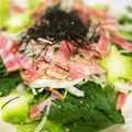 わだもんくん's cooksnap of when they made もりもり春菊のほっとサラダ　.