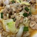 splendeur's cooksnap of when they made 豚肉・白菜・長ねぎレンジ蒸し♪梅風味.