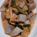 鶏皮坊主's cooksnap of when they made 里芋と油揚げのごま味噌煮.