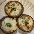 パリパリチョコ's cooksnap of when they made 簡単おつまみ♡しいたけガリバタチーズ焼き.