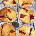 ☆ドキンちゃん☆”'s cooksnap of when they made HMで簡単♥苺のカップケーキ♥.