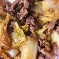NA−KO☆'s cooksnap of when they made 材料２つ☆牛肉と白菜のすき焼き煮.
