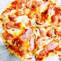 クック325Y70☆'s cooksnap of when they made フライパンで作る◆パン耳ピザ.