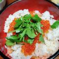たかきび's cooksnap of when they made 鮭西京焼きで炊き込みご飯！鮭イクラ飯.