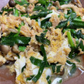 1065386's cooksnap of when they made シメジとツナとニラの卵とじ.