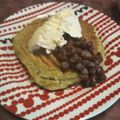 アルカママ's cooksnap of when they made ♡お豆腐抹茶パンケーキ.