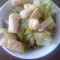 クック00Q0QZ☆'s cooksnap of when they made 油揚げとキャベツの酢の物.