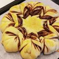 Rikokon's cooksnap of when they made 新年会に☆スターのチョコパン☆.