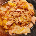 子持ちKONBU's cooksnap of when they made 祖母の白菜とツナと油揚げの煮物.
