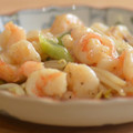 Nakatojias's cooksnap of when they made もやしとむき海老の塩炒め.