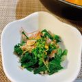 シルバニア's cooksnap of when they made レンジで菜の花の辛し和え.