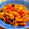 t0mt0mt0m's cooksnap of when they made 豚バラとトマトとキノコオイスター炒め.