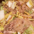 noaren's cooksnap of when they made 白菜とひき肉の春雨炒め.