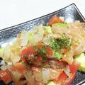 男のかんたん料理's cooksnap of when they made スモークサーモンのセビーチェ.
