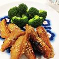まみお✳'s cooksnap of when they made 揚げない、手羽先の甘辛揚げ。手羽唐揚げ.