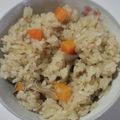 tamago大好き's cooksnap of when they made 美味♡きのこ・人参・ひき肉の炊き込みご飯.