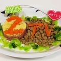 ♡礼♡'s cooksnap of when they made 犬用) 材料2つ！簡単ケーキおやつ.