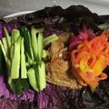 クックDRQB6R☆'s cooksnap of when they made 紫白菜でサラダラップ♪.