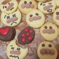 かすこ＊とうちゃん＊'s cooksnap of when they made アンパンマンクッキー.