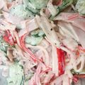 キラリンmama's cooksnap of when they made ハムとキュウリのカニカマサラダ.