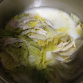 クックYG0ZKM☆'s cooksnap of when they made ＊白菜と豚こまで白湯スープの重ね蒸し＊.