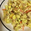 ムーヒツジ's cooksnap of when they made 簡単☆余った千切りキャベツでツナ卵炒め.