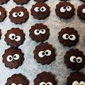 aka☆ao's cooksnap of when they made まっくろくろすけクッキー.