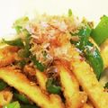 CarmenKoni's cooksnap of when they made “ピーマンと油揚げ” DE もう一品.
