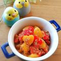 Newチヨコっと♪'s cooksnap of when they made ☆パプリカの和テイスト！カラフルごま和え.