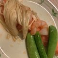クックDU6OZG☆'s cooksnap of when they made お魚(しゃけやアジなど)の包み焼き.