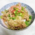 ＠迷子＠'s cooksnap of when they made 牛丼のような簡単つゆだく豚丼.