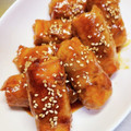☆ハートの若葉☆'s cooksnap of when they made 厚揚げの肉巻きケチャ照り焼き★.