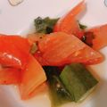 クックS5N2AF☆'s cooksnap of when they made ワカメとオクラの酢の物サラダ★.