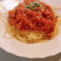 yesmama's cooksnap of when they made ミートソース☆パスタ.