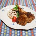 バカリャウ's cooksnap of when they made ラムのグリル。バルサミコソース添え♪.