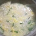 jagao's cooksnap of when they made 中華風ニラ玉雑炊☆戻し粥で簡単☆.