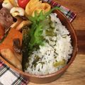 クック5E2Q86☆'s cooksnap of when they made 高菜漬けの混ぜごはん(お弁当用).