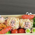 うなるchan's cooksnap of when they made 簡単☆ ちゃちゃまる おにぎり弁当.