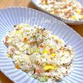 YUH♡ママ's cooksnap of when they made 白菜とソーセージの炒飯.