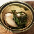 チェリチョコ's cooksnap of when they made かぶの葉ガーリックソテー.