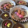 yumminie's cooksnap of when they made 子供と作る簡単バレンタインチョコ２.