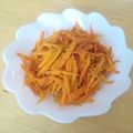 書セラピスト流香's cooksnap of when they made ニンジンだけ！胡麻香るきんぴら.