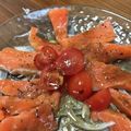 梛の風's cooksnap of when they made サーモンカルパッチョバルサミコ風味.