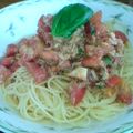 きんくつ's cooksnap of when they made トマトで簡単冷製パスタ♪.
