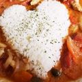ゆるмαмα's cooksnap of when they made バレンタインに☆チキンのトマトクリーム煮.